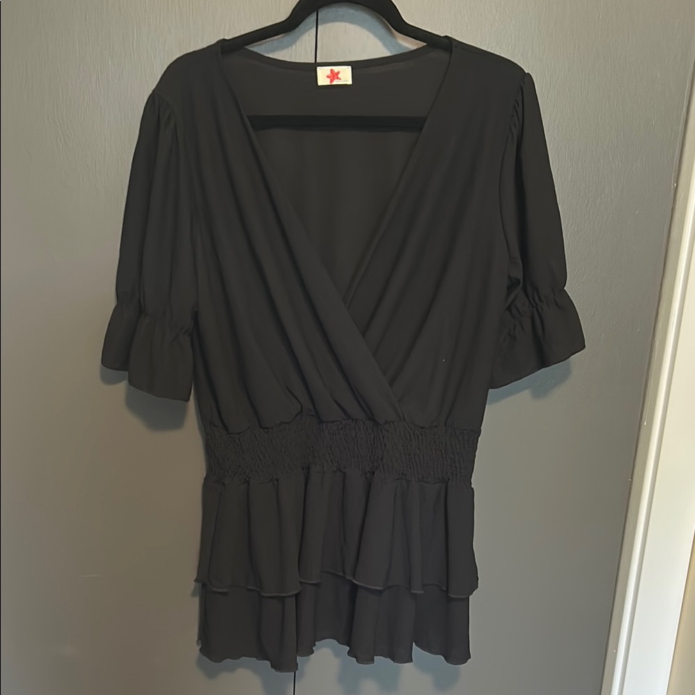 Elegant Black Women's Top